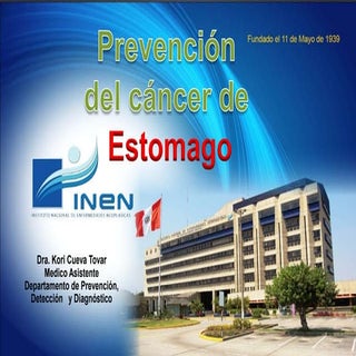 Prevención Cancer Gastrico