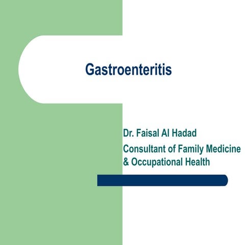 Gastroenteritis
