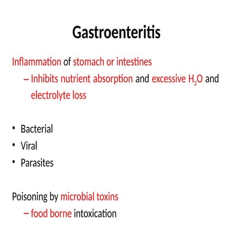 A presentation on the Gastro Enteritis.pptx