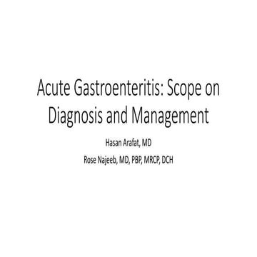 Gastroenteritis