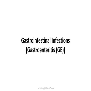 Gastrointestinal Infections_YEU_24.pdf, Gastrointestinal Infections_YEU_24.pdf