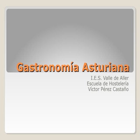 Gastronomía asturiana