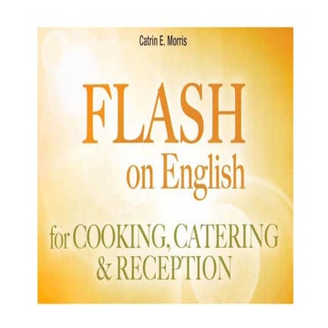 Occupational English for Gastronomy Students