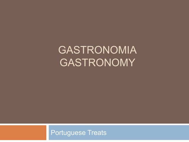 Gastronomy