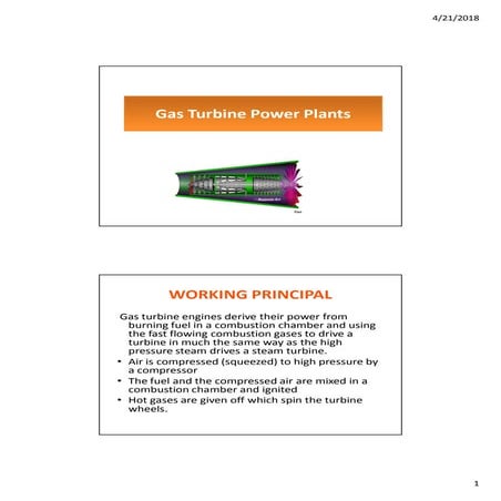 Gas Turbine Power Plant