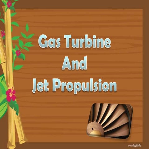 Gas turbine and jet propulsion