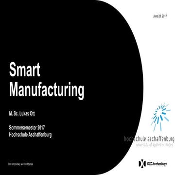 Smart Manufacturing