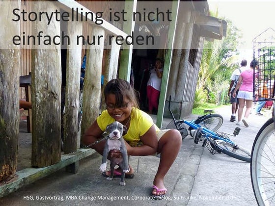 HSG Gastvortrag Storytelling Praxis