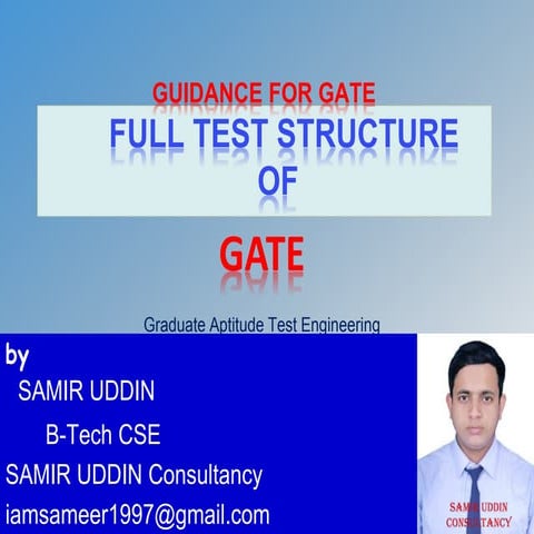 Gate test structure with marks distribution in detailed|The complete Gate inf...