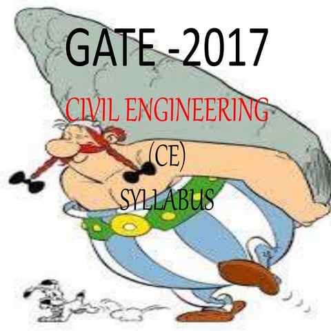 Gate  2017 cesyllabus