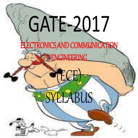 Gate 2017 ecesyllabus