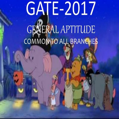 GATE CS GENERAL APTITUDE | PPTX