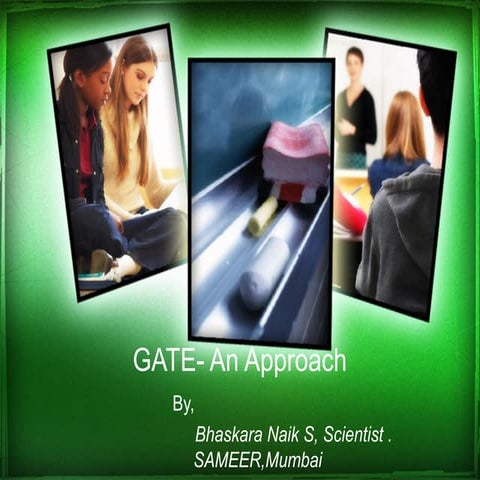 Preperation for Gate , A smart Approach 
