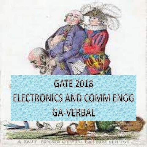 Gate 2018 ece q8 ga verbal