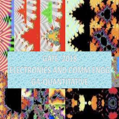 Gate 2018 ece q9 ga quantitative