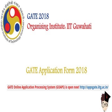 Gate application form 2018