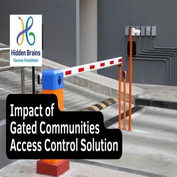 Gated Communities Access Control Solution | PPT