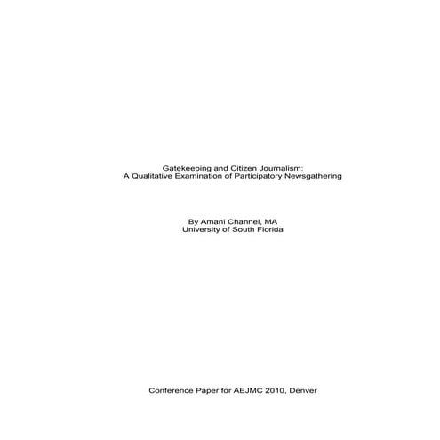 How CNN's iReport Works the Research