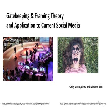 Gatekeeping framing theory summary