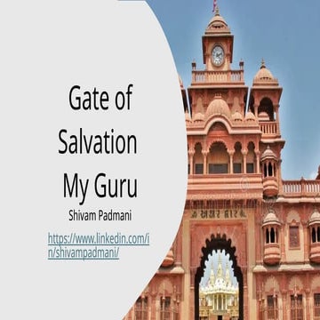 Gateway of Salvation - My Guru - Finding Right Guru for Salvation