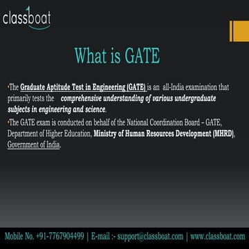 Gate classes in pune