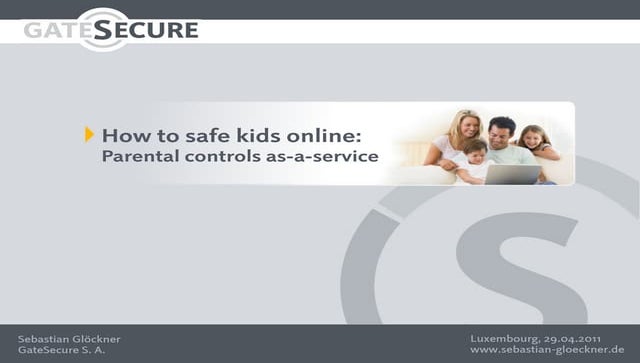How to safe kids online? Parental control as a service.
