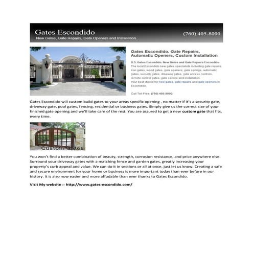 Gates escondido | DOC