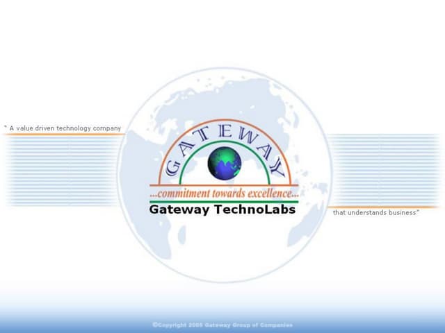 Gateway Corporate Presentation