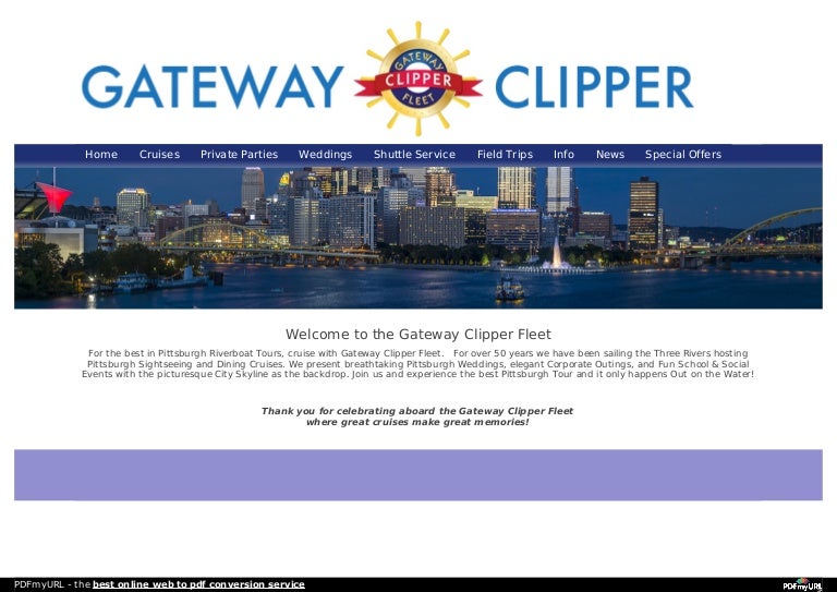 Gateway Clipper Fleet Cruises