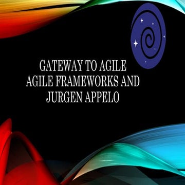 Gateway to Agile - Frameworks at TCS/Jile May 8 2019