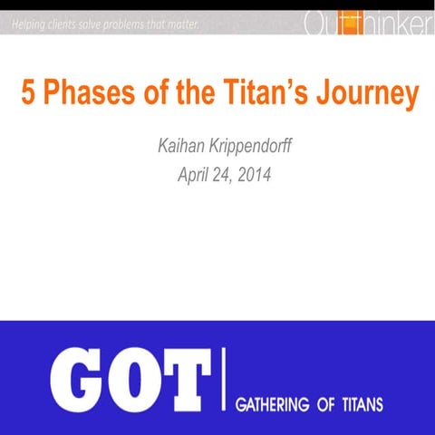 The Titan's Journey - Five Stages
