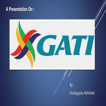 Strategic Marketing - Presentation on Gati Ltd