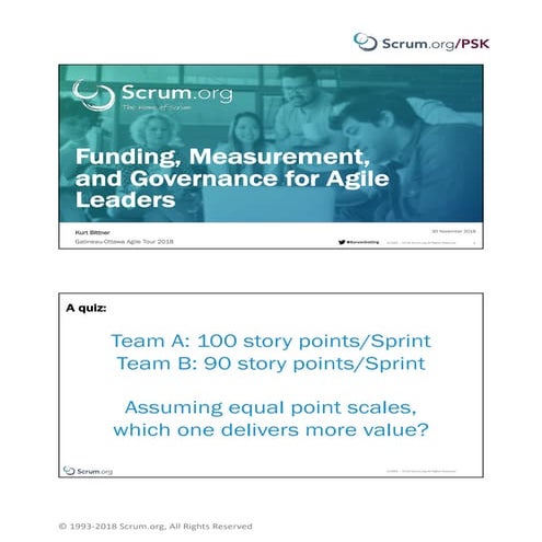 Agile software measurement, governance, and portfolio management