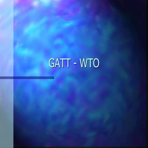 GATT and WTO