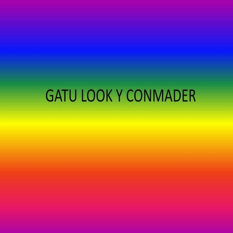 Gatu look y conmader (lucrecia)