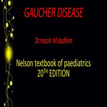 Gaucher disease