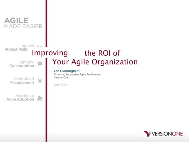 Gauging the roi of your agile organization 5