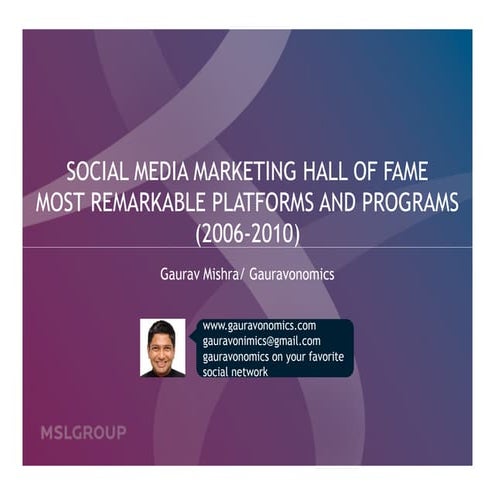 Social Media Marketing Hall of Fame
