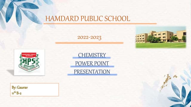 chemistry | PPT