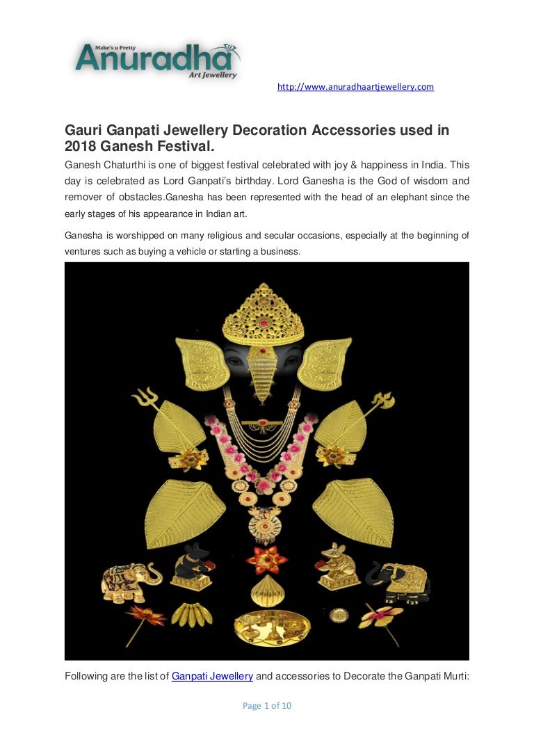 ganesh murti jewellery