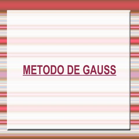 Gauss