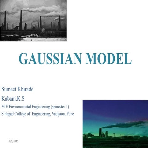 Gaussian model (kabani & sumeet)