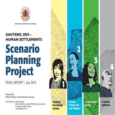 Gauteng 2055 - Human Settlements Scenario Planning Project Report by Mphathi ...