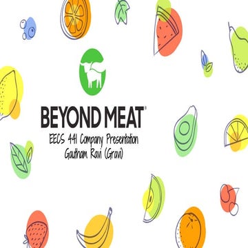 Beyond Meat - EECS 441 Company Presentation W20
