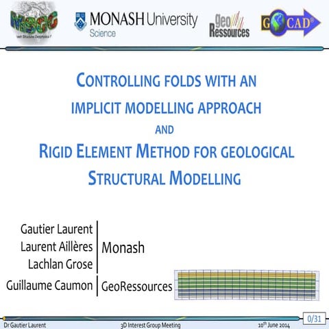 Gautier Laurent - Implicit Modelling and volume deformation