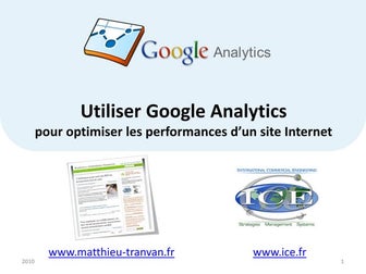 Bien utiliser Google Analytics