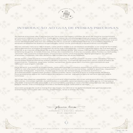 [GAW JOALHERIA] Guia de Pedras Preciosas