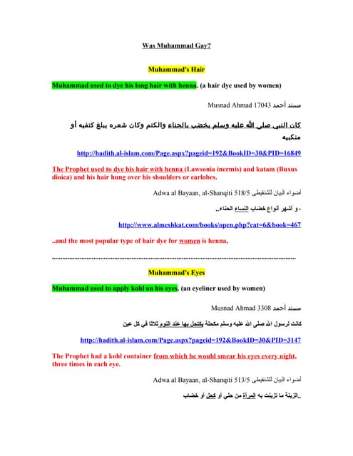 Muhammad's Urine | DOC
