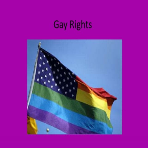 Gay Rights | PPTX