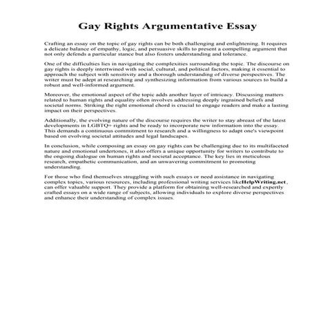 Gay Rights Argumentative Essay.pdf